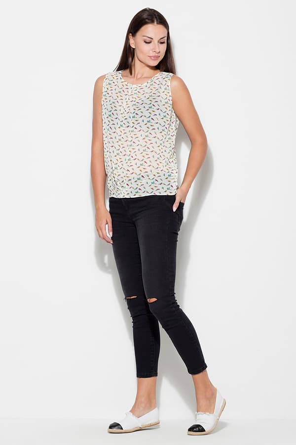 Bluse K139 Ecru L