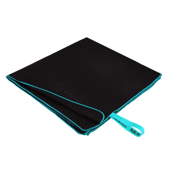 NAR13 SORT MICROFIBER HÅNDKLÆDE 200x90 cm NILS AQUA
