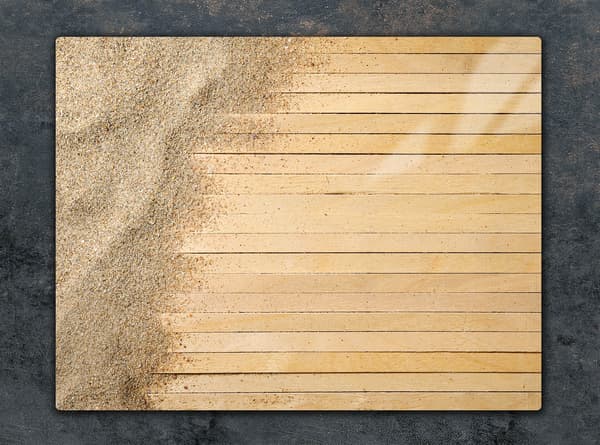 GLASSKÆREBRÆT 52x40 SAND