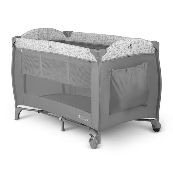 Matkasänky 125x65x78cm RK-242 harmaa