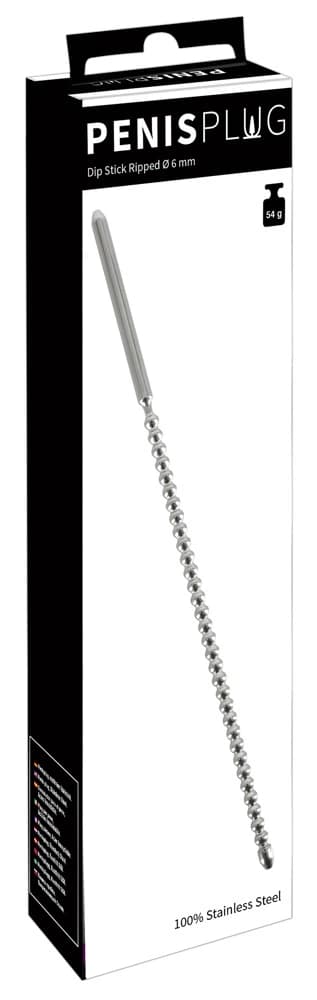 Penisplugg lång dilatator för urinrörsstimulering 24cm