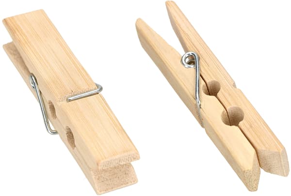 Puiset klipsit, 30 kpl, 6 cm