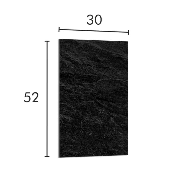 GLAS SKÄRBRÄDA 30x52 SKIFFER