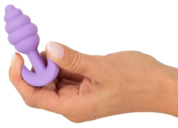 Cuties Grooved Tapered Anal Plug Lilla