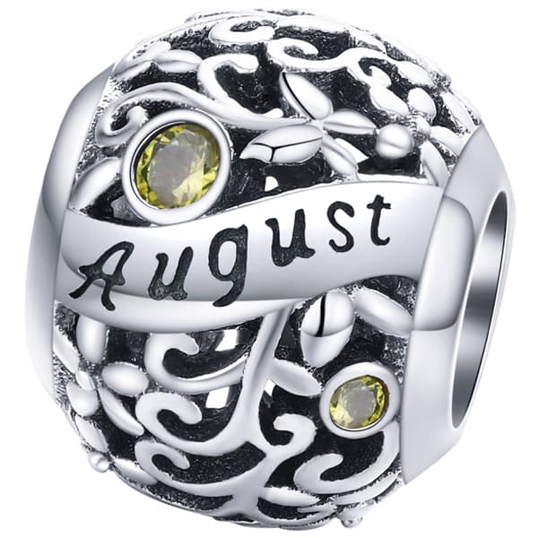 Pandora Charm August måneds fødselssten S925