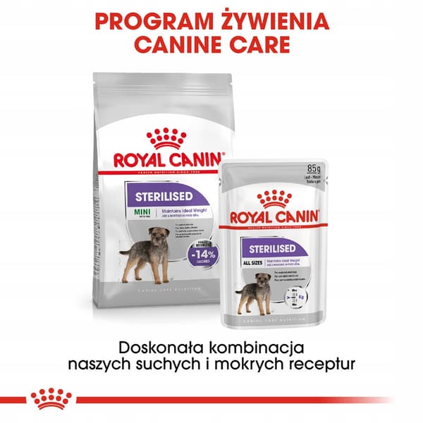 Torrfoder för hund SHN Mini Sterilised 8 kg