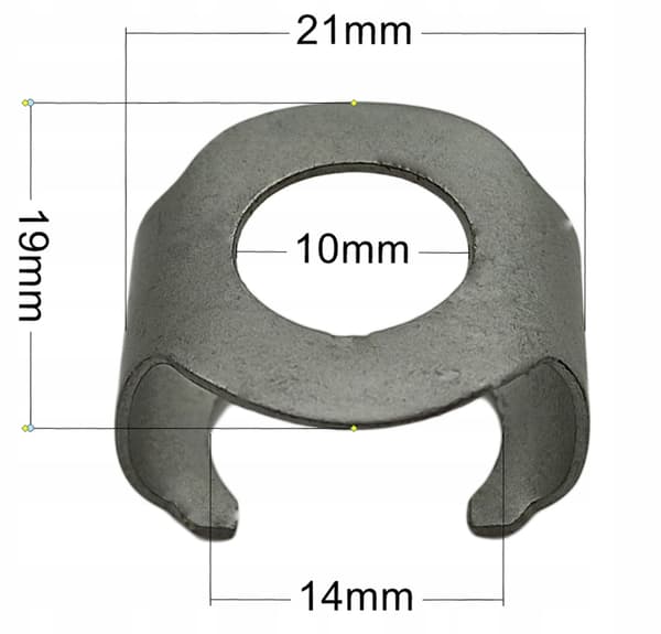 Fjäderklämma för flexibla bromsslangar SP-03