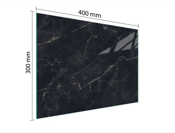 GLASSKÆREBRÆT 40x30 MARMOR