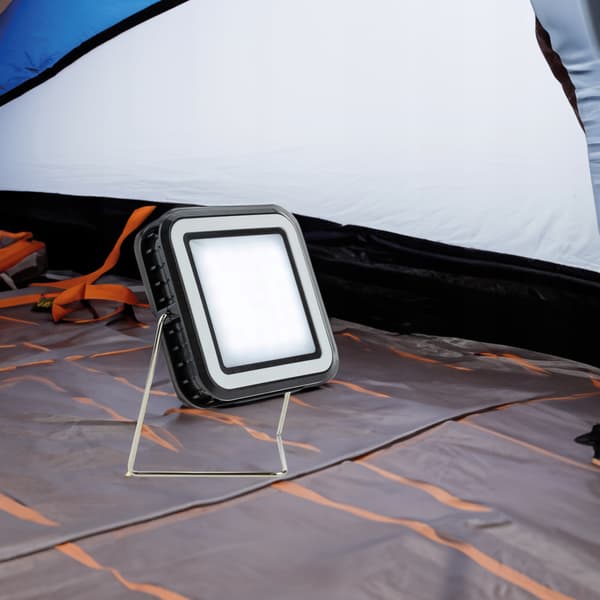 Solcelle campinglampe LED + USB VERGIONIC