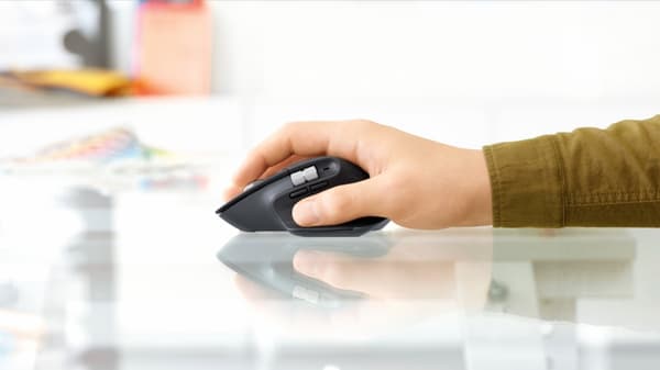 Logitech MX Master 3S Langaton Hiiri RF Langaton + Bluetooth, 8000 DPI, Grafiitti