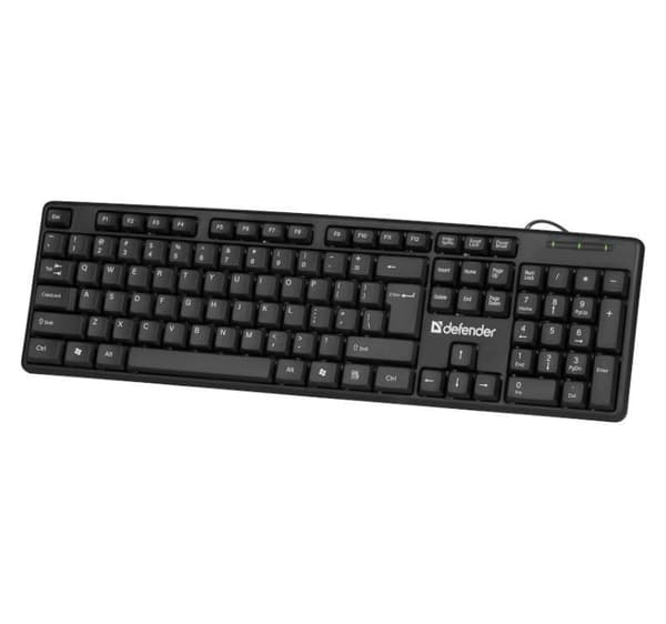 Defender ELEMENT HB-520 USB-kablet tastatur sort