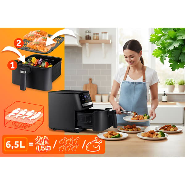 Airfryer Berdsen BD-662 sort