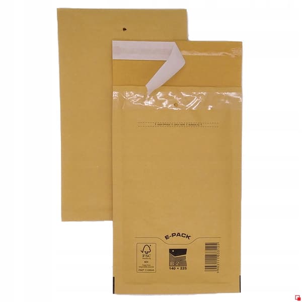Bubbelkuvert B12 BRUN x 200 st