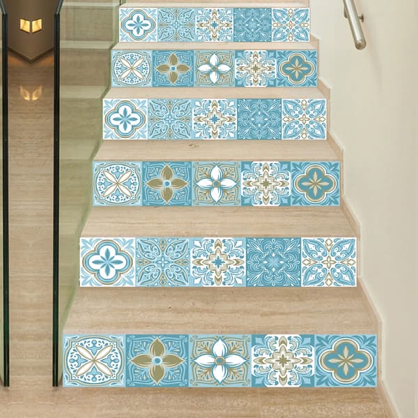 Selvklæbende PVC-patchwork-paneler sæt 10 stk tapet 20x20 cm zm-06-041