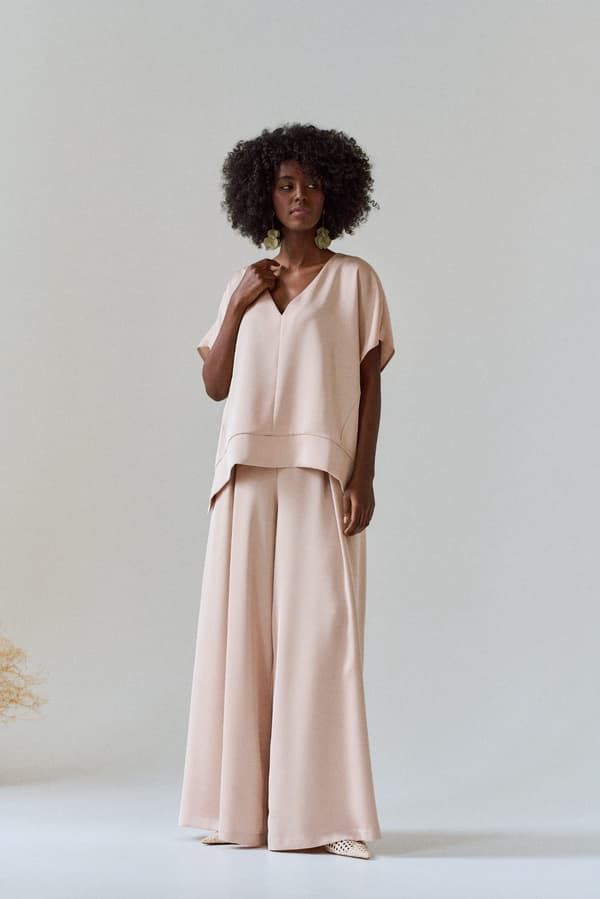 Dame Cigarbukser BS Lys Beige 34
