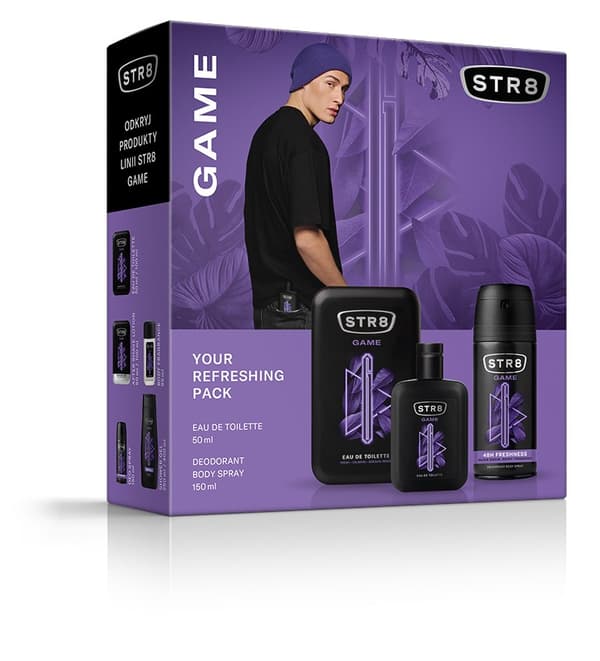 STR 8 Game Present Set (Eau de Toilette 50ml + Deo Spray 150ml)