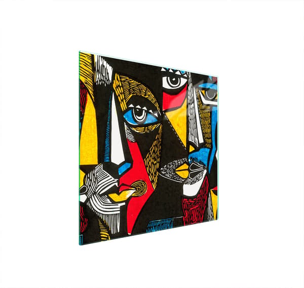 GLASSKYDDSPLÅT FÖR SPIS 50x52 POP ART.