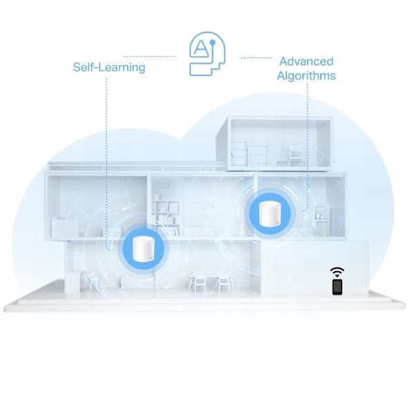 TP-Link Deco X10 AX1500 Wi-Fi 6 2x1GbE 2-pack mesh-system