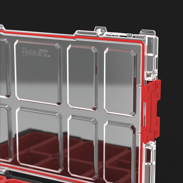 Qbrick system PRO Organizer 100 modulär verktygslåda med lock 5l