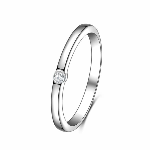 925 Silverring Cubic Zirconia Ringstorlek 16