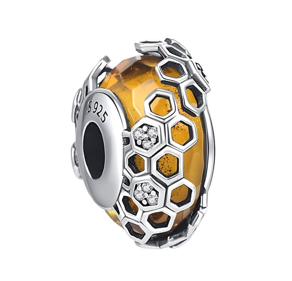 Pandora Honeycomb Glas Charm Vedhæng