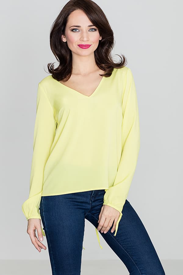 K385 bluse lime XL