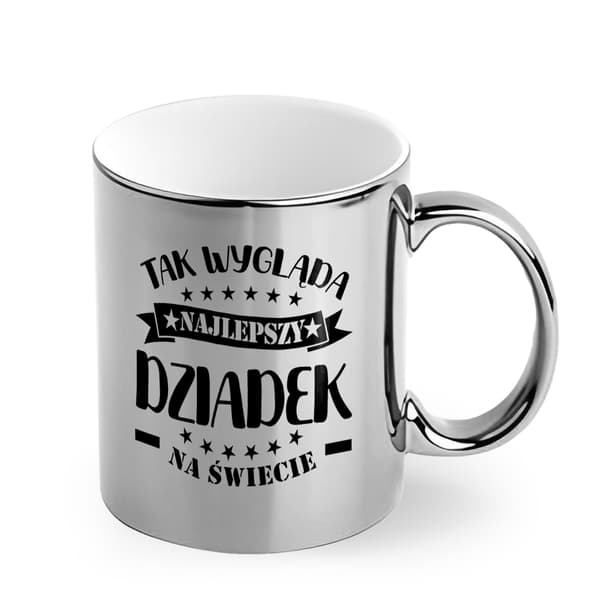 GÅVA TILL FARFARS SILVERMUGG FÖR FARFARS DAG DEN BÄSTA FARFAREN