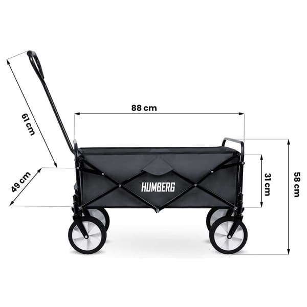 Sammenklappelig transportvogn 80L Humberg HM-511