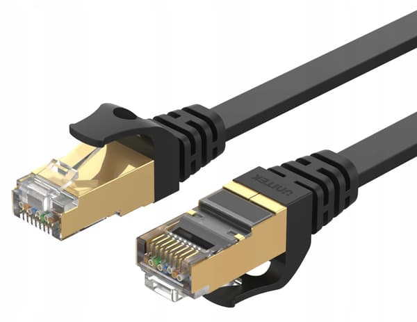 Patchkabel UNITEK C1897BK-5M platt Ethernet Cat.7, 5m