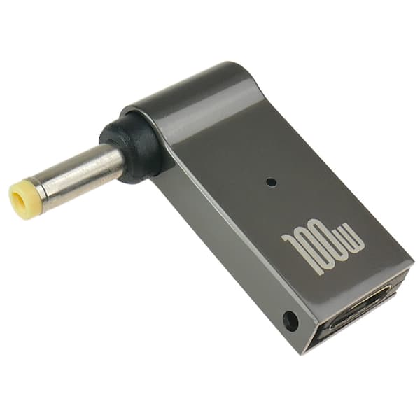 USB-C-adapter til strømforsyning af bærbar computer med 4,0x1,7 mm stik