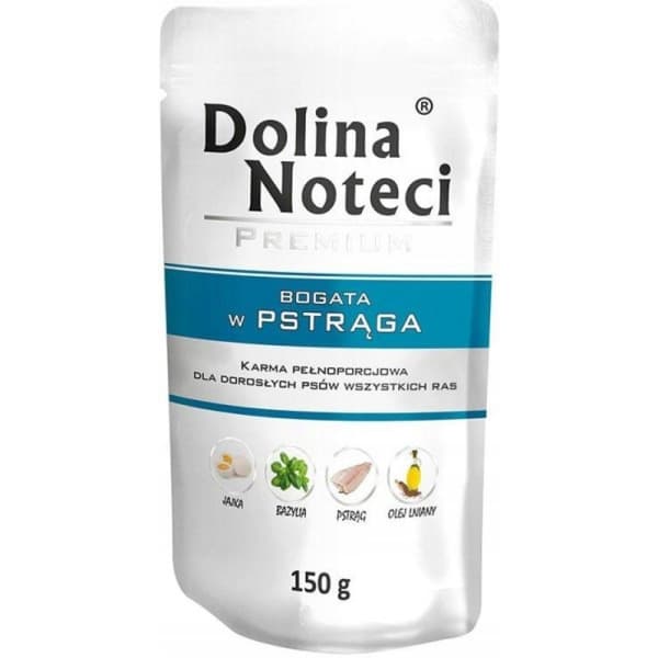 Dolina Noteci Premium våtfoder för hundar 30x150g öring