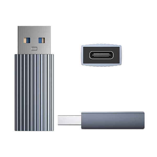 AH-AC10 USB-C till USB-A-adapter - Grå