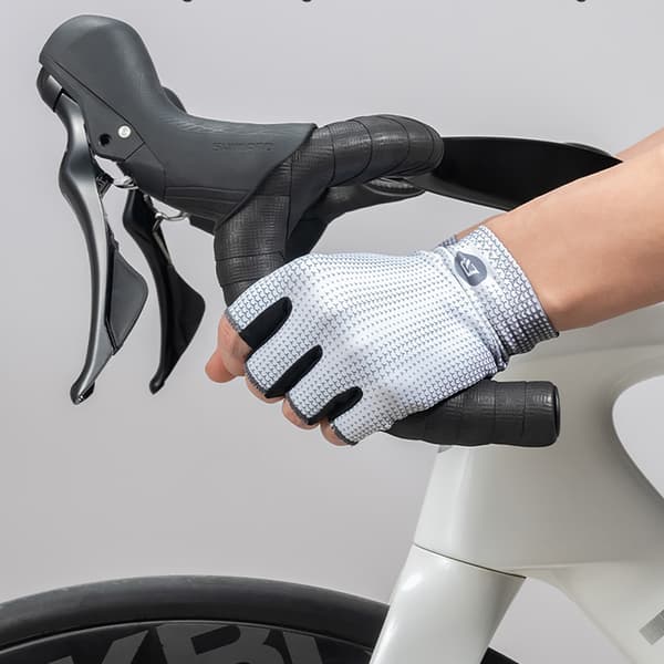 Velour PU Cykelstyrtape - Grå