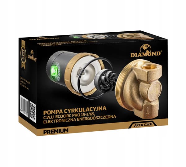 CIRKULATIONSPUMP 15-1/65B VV ENERGI ECOCIRC PRO