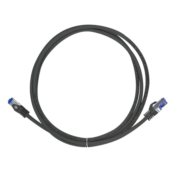 LogiLink C6A043S Cat.6A S/FTP Ultraflex patchkabel 1,5m sort
