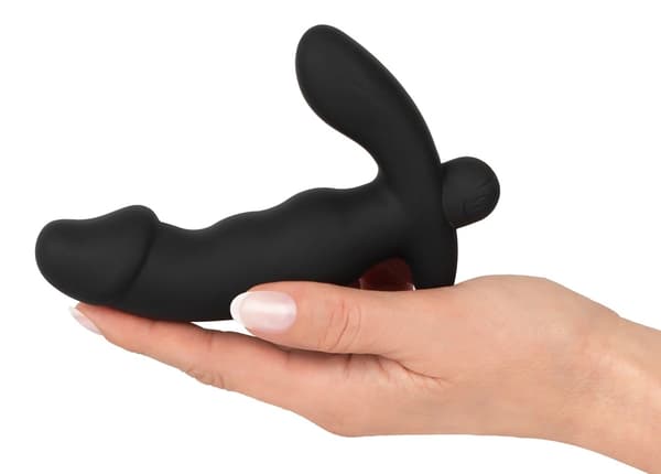 ANOS Silikone Prostata Vibrator 14 CM Sort
