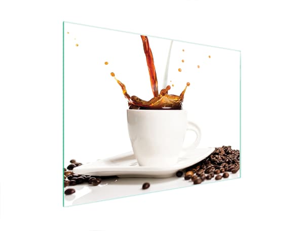 SKÄRBRÄDA I GLAS 40x30 KAFFE