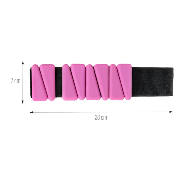 SILIKONVIKTER FÖR VANDEL- OCH HANDLEDSÖVNINGAR SNK01 PINK MS