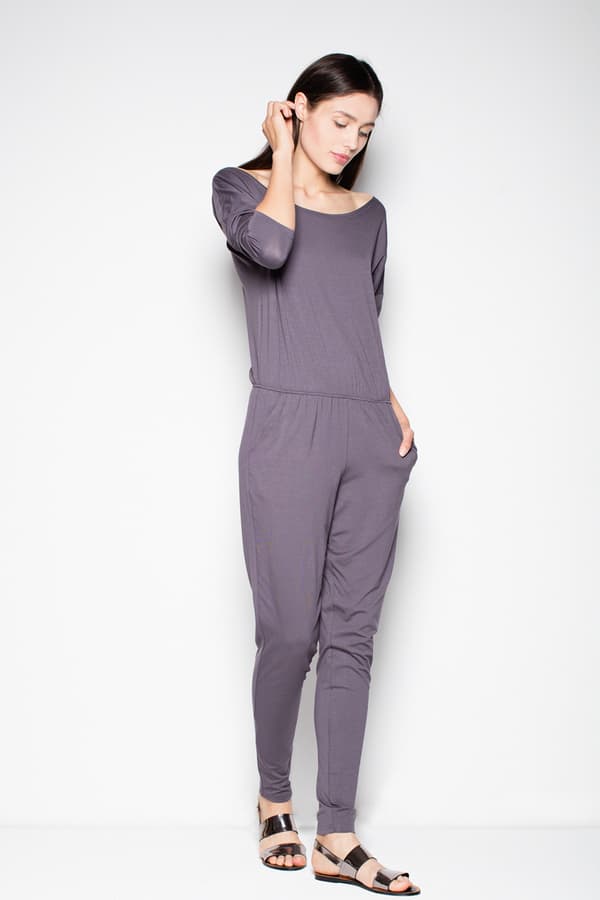 VT024 jumpsuit grå størrelse L