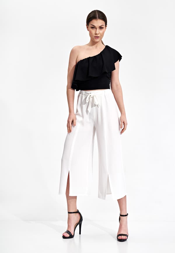 Damculottes elegant ecru damebukser størrelse L