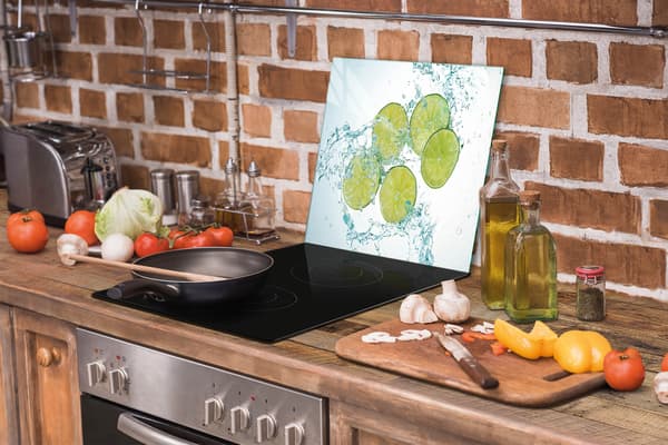 GLAS SKÆREBRÆT 52x40 LIME
