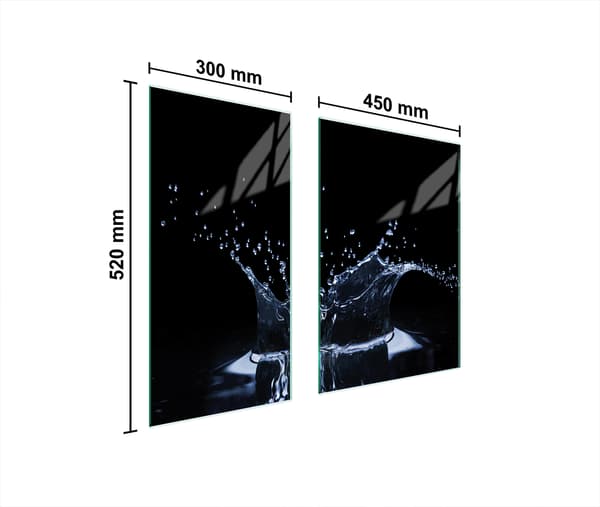 GLASSKYDDSSKIVA 75x52 VATTEN