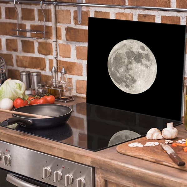 Glasskydd för spishäll 60x52 Moon