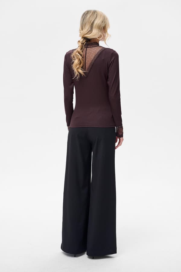 Oyana Chokolade Damebluse 44