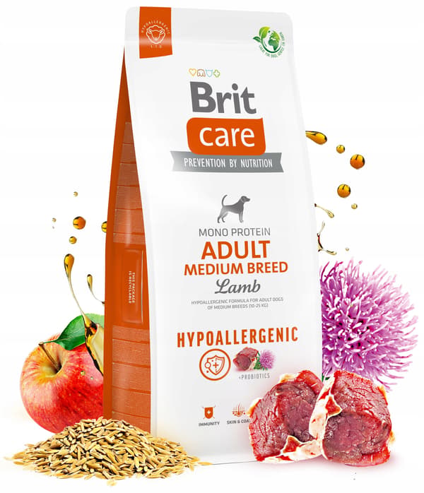 Brit Care Hypoallergeniskt Torrfoder för Hundar 12 kg Lamm