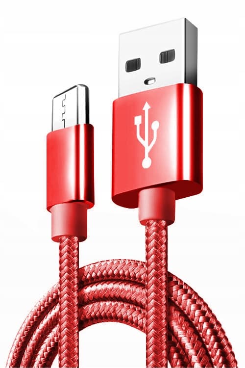 Koanni KB1 Micro USB snabbladningskabel röd
