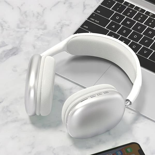 TRÅDLÖSA HÖRLURAR SL06 BLUETOOTH 5.0 MIKROFON_VIT