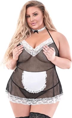 Magic Silk Plus Size Kammerkjole