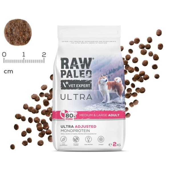 Rå Paleo Ultra Fläsk Medium & Large Vuxen 10kg
