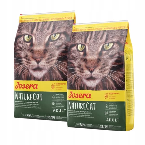 Josera Nature Cat 2x2kg torrfoder för fjäderfä till katt
